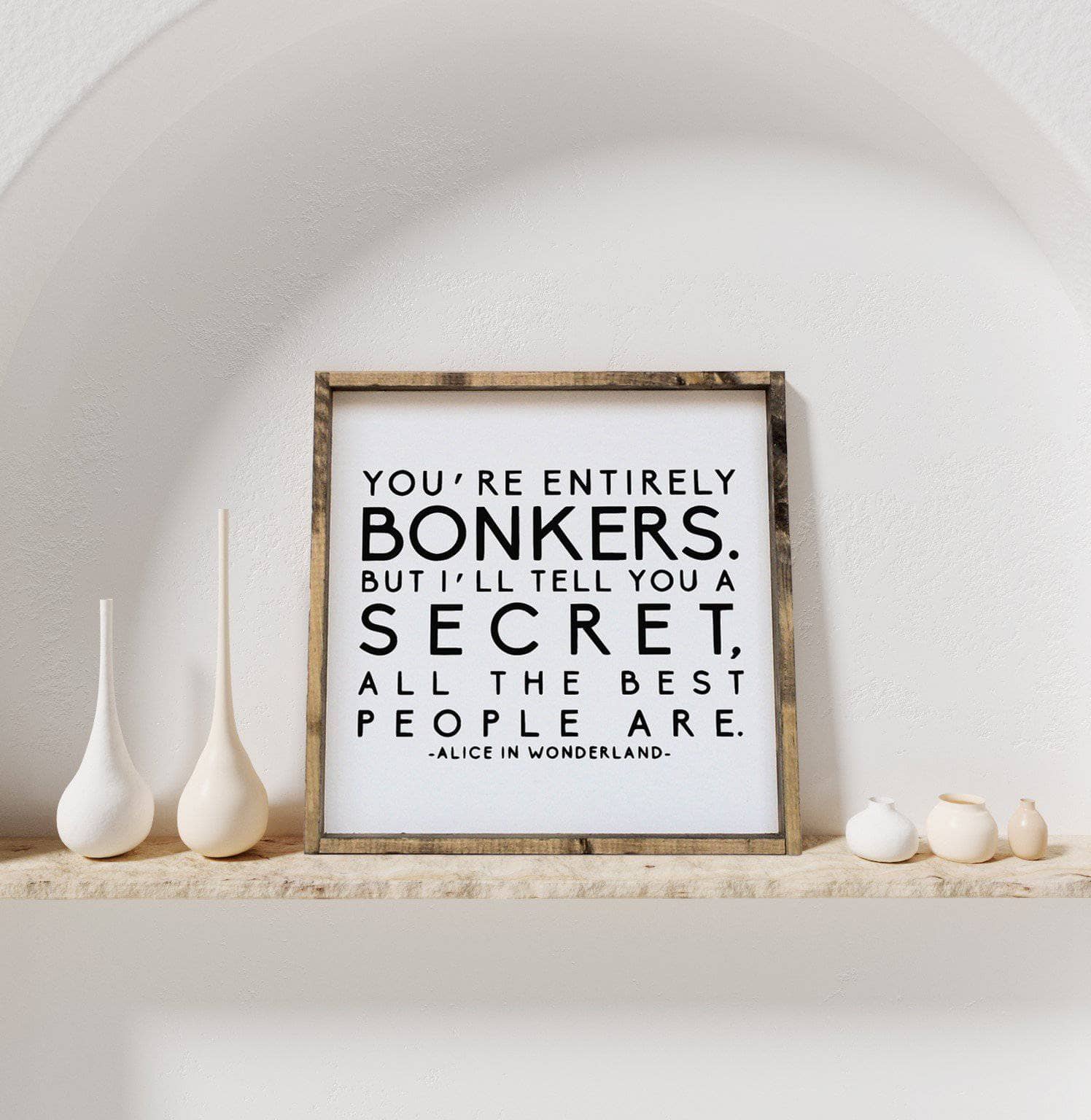WilliamRaeDesigns Alice in Wonderland | Wood Sign