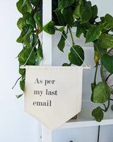 As per my last email Canvas Banner - WilliamRaeDesigns