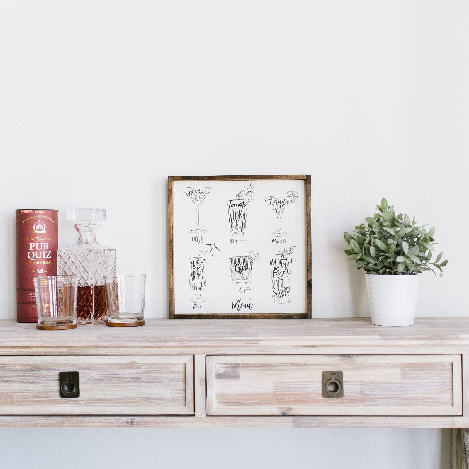 Bar Menu | Wood Sign farmhouse signs, rustic signs, joanna gaines style signs, farmhouse decor, Farmhouse style
