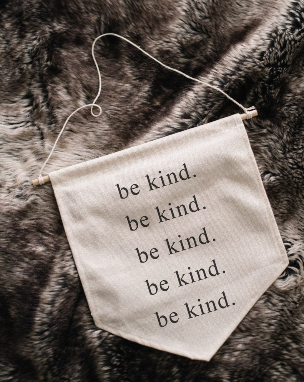 be kind Canvas Banner - WilliamRaeDesigns