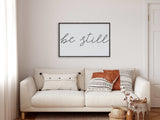 Williamrae Designs Wood Signs Ebony Be Still | Wood Sign