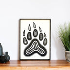 WilliamRaeDesigns Bear Paw Symbol | Wood Sign