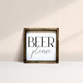 WilliamRaeDesigns Dark Walnut Beer Please | Wood Sign