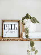 WilliamRaeDesigns Beer Please | Wood Sign