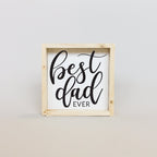 WilliamRaeDesigns Natural Best Dad Ever | Wood Sign