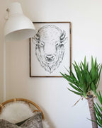 Buffalo Head (Earl) | Wood Sign farmhouse signs, rustic signs, joanna gaines style signs, farmhouse decor, Farmhouse style