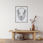 WilliamRaeDesigns Wood Signs Buffalo Head (Earl) | Wood Sign