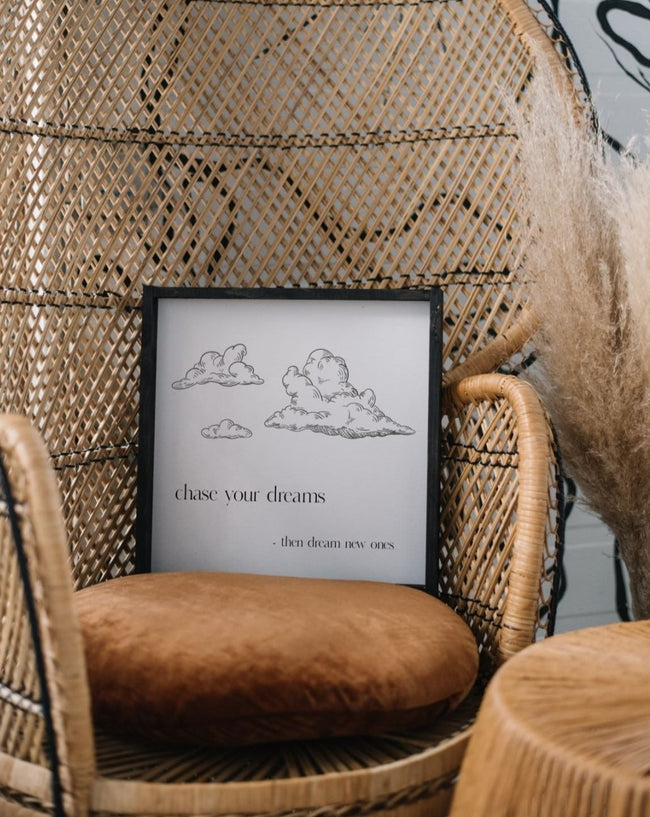 Chase Your Dreams, Then Dream New Ones | Wood Sign - WilliamRaeDesigns