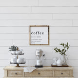 WilliamRaeDesigns Coffee Noun | Wood Sign