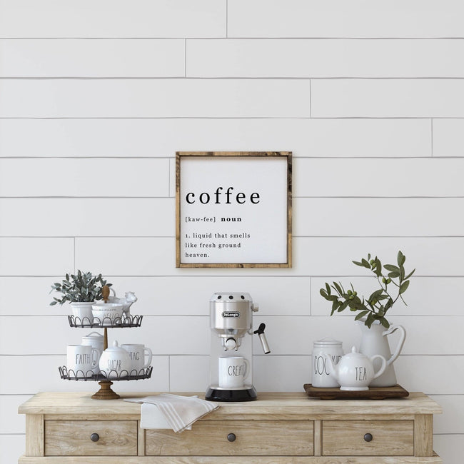 WilliamRaeDesigns Coffee Noun | Wood Sign