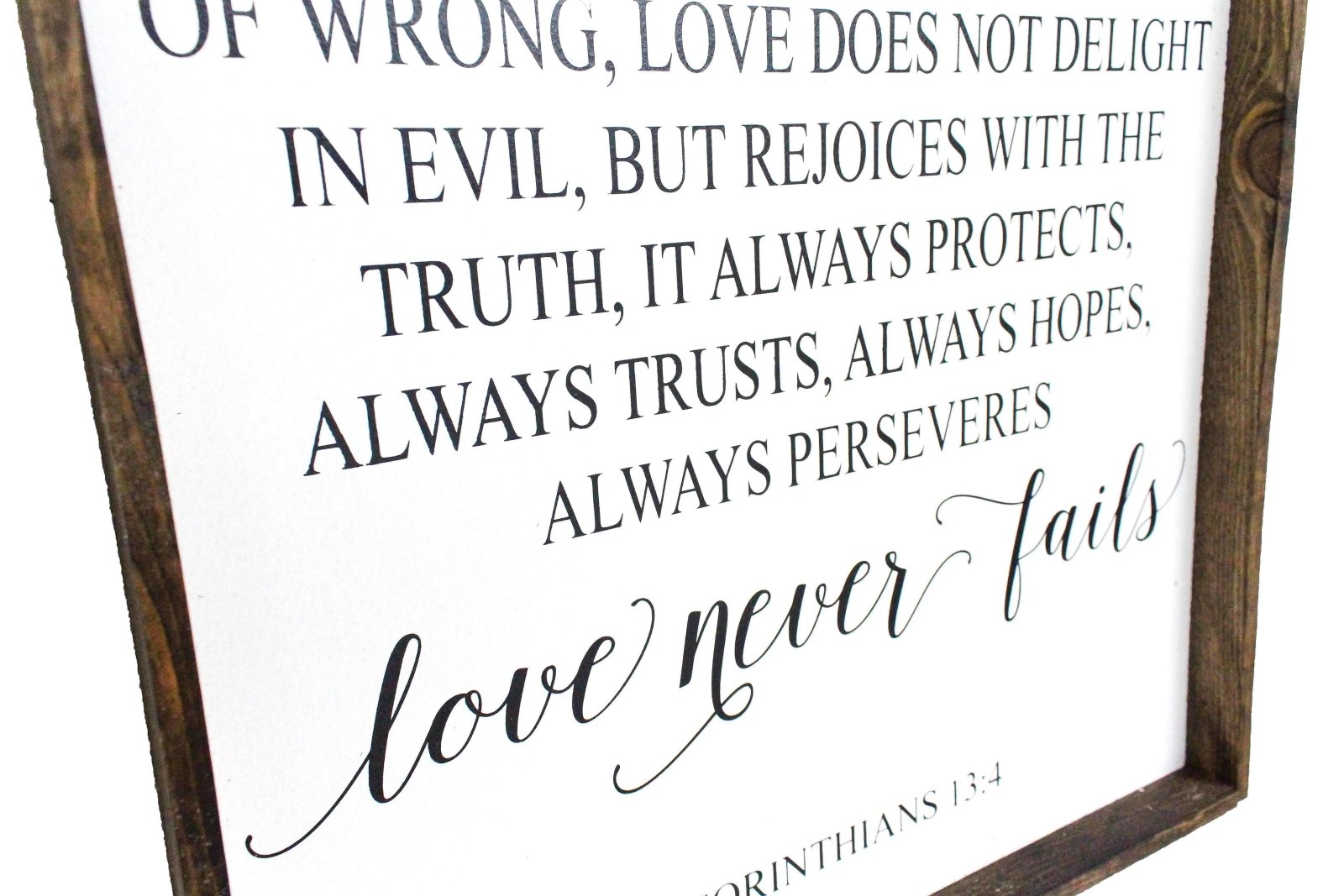 Corinthians Verse | Wood Sign farmhouse signs, rustic signs, joanna gaines style signs, farmhouse decor, Farmhouse style