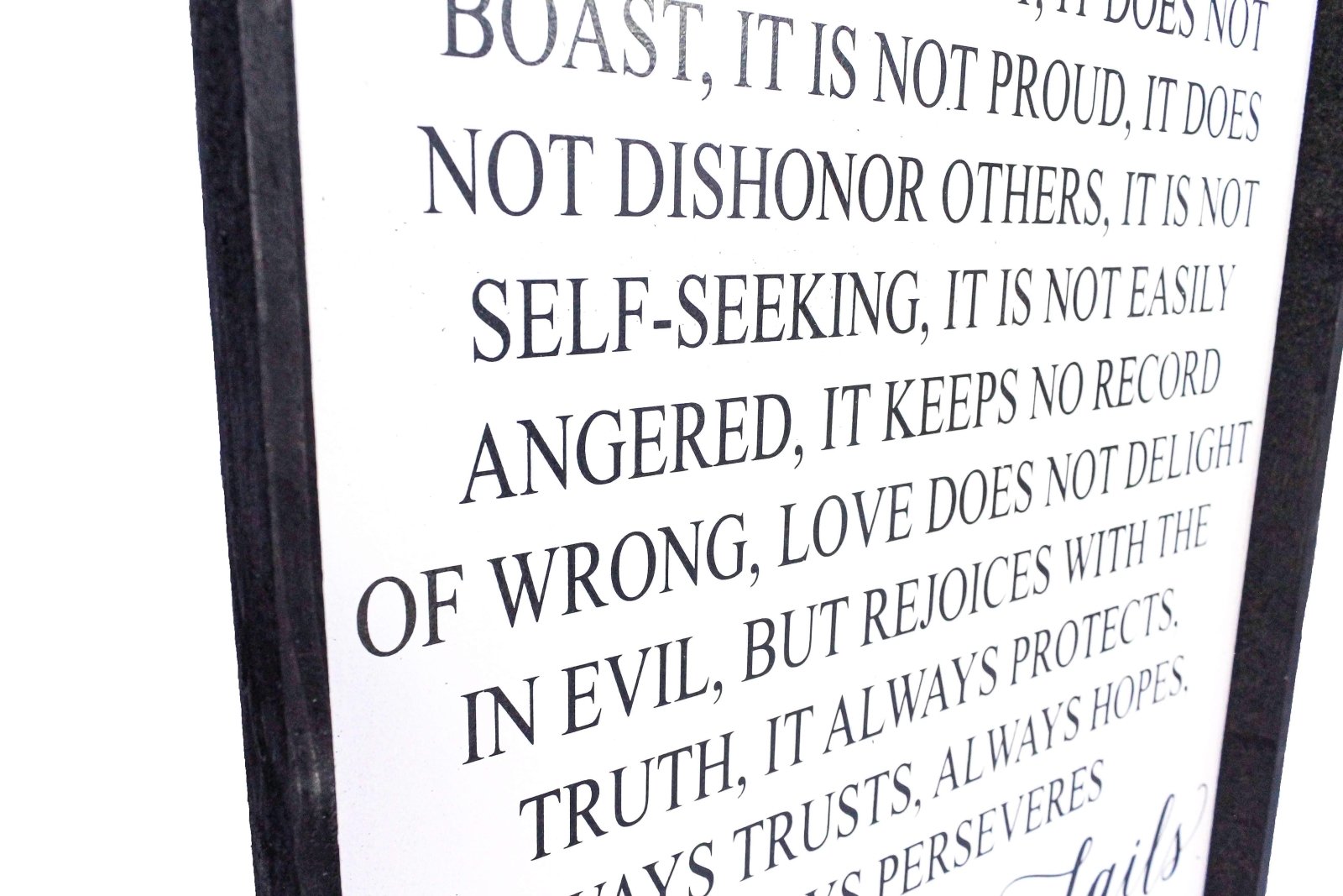 Corinthians Verse | Wood Sign farmhouse signs, rustic signs, joanna gaines style signs, farmhouse decor, Farmhouse style