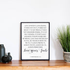 Corinthians Verse | Wood Sign farmhouse signs, rustic signs, joanna gaines style signs, farmhouse decor, Farmhouse style