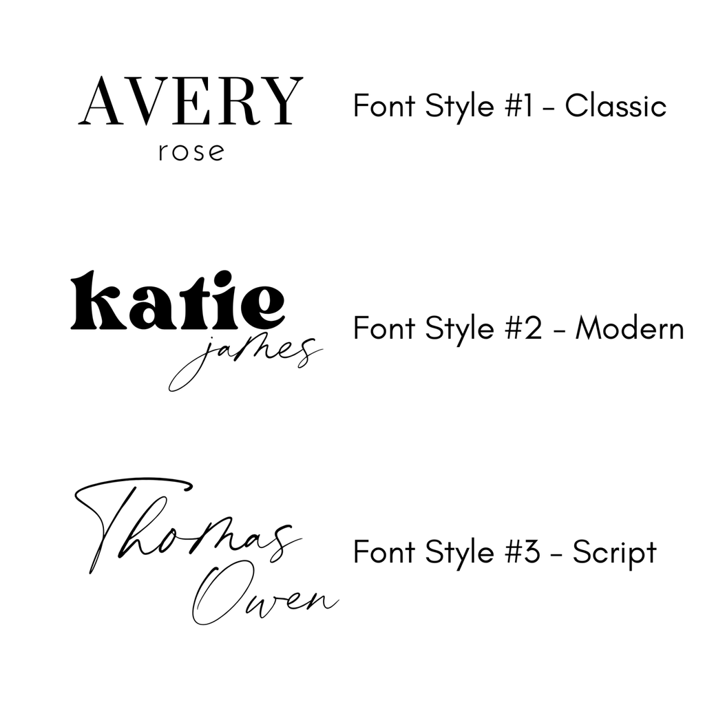 Custom Baby Name Sign - WilliamRaeDesigns
