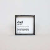 WilliamRaeDesigns Ebony Dad Definition | Wood Sign