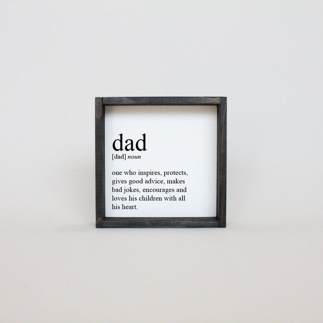 WilliamRaeDesigns Ebony Dad Definition | Wood Sign