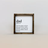 WilliamRaeDesigns Dad Definition | Wood Sign