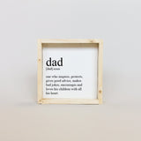 WilliamRaeDesigns Natural Dad Definition | Wood Sign