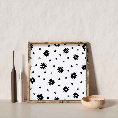 Daisy Pattern | Wood Sign - WilliamRaeDesigns