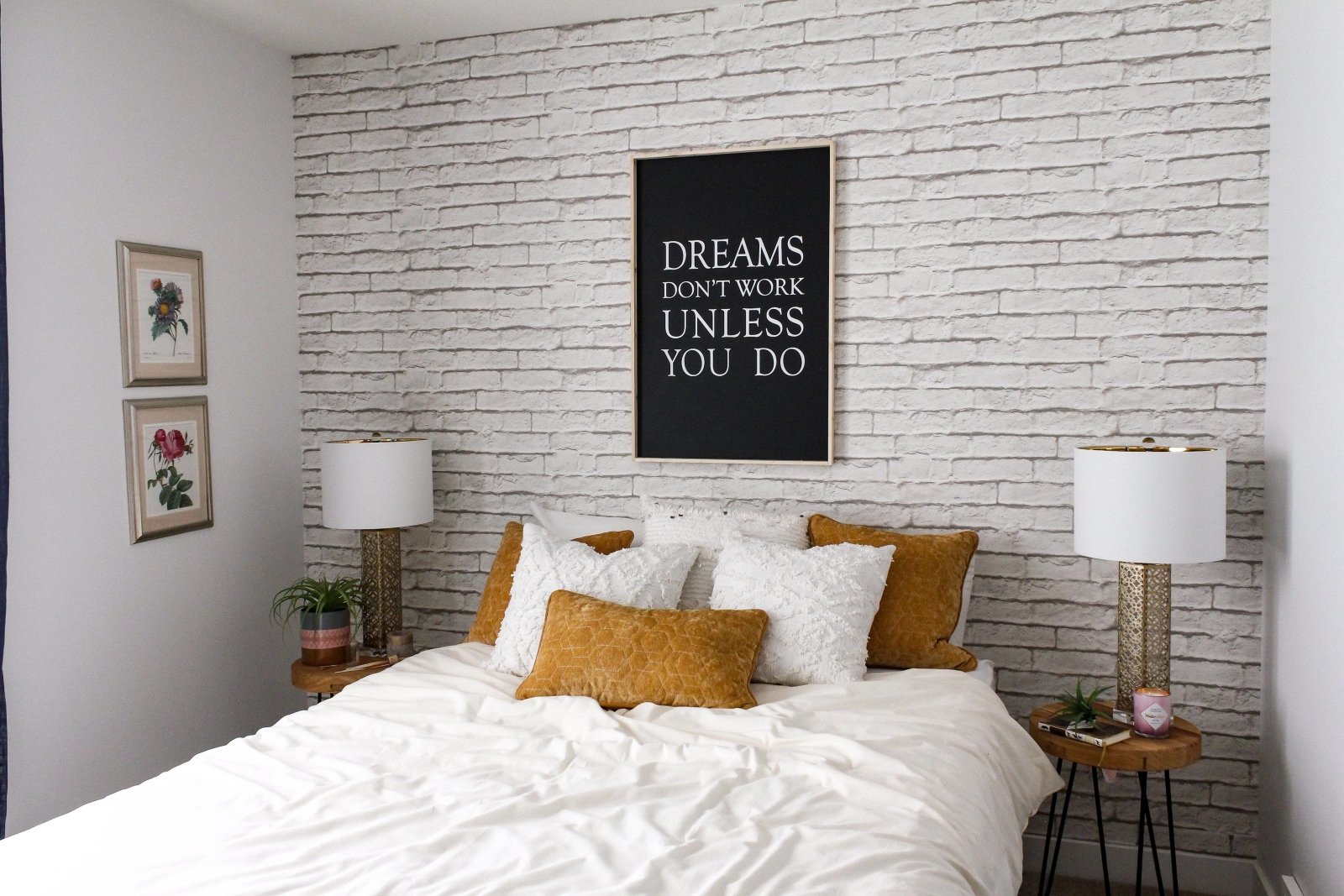 Dreams Don't Work Unless You Do farmhouse signs, rustic signs, joanna gaines style signs, farmhouse decor, Farmhouse style