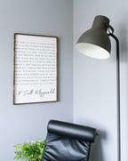 Williamrae Designs Wood Signs F. Scott Fitzgerald | Wood Sign