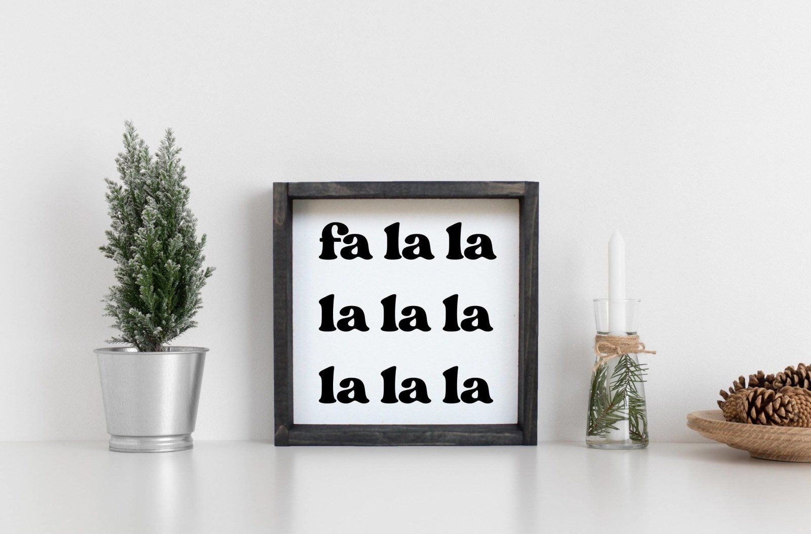 WilliamRaeDesigns Fa la la la la |  Wood Sign