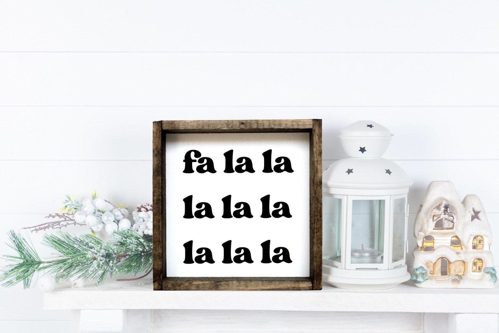 WilliamRaeDesigns Fa la la la la |  Wood Sign