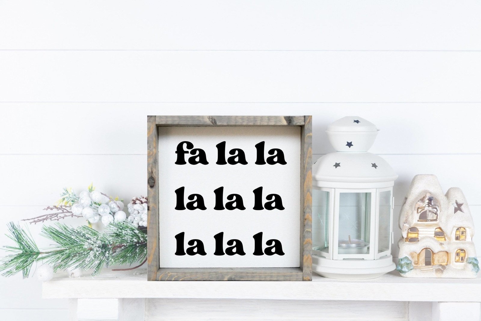 WilliamRaeDesigns Fa la la la la |  Wood Sign