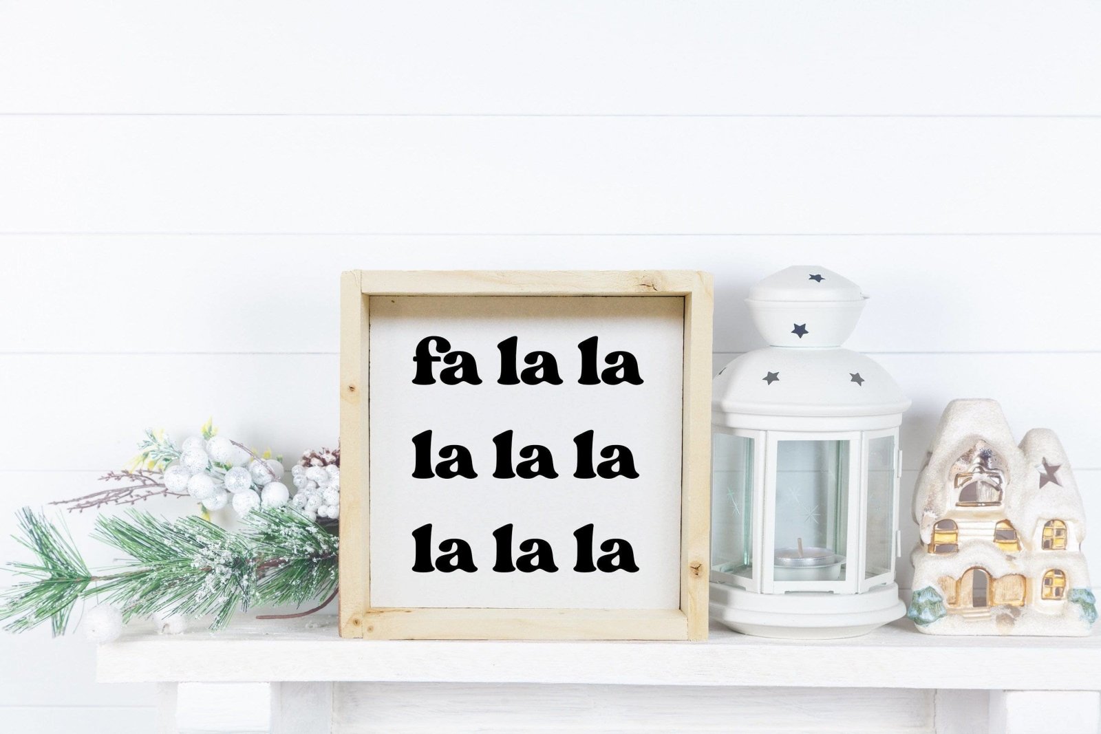 WilliamRaeDesigns Fa la la la la |  Wood Sign