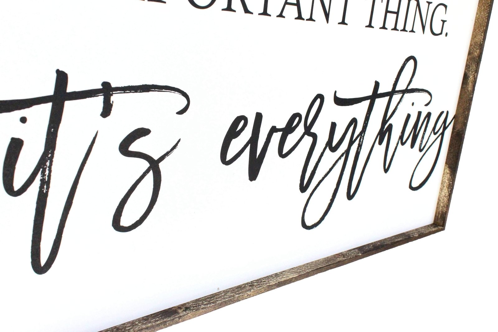 Family is Not an Important Thing | Wood Sign farmhouse signs, rustic signs, joanna gaines style signs, farmhouse decor, Farmhouse style