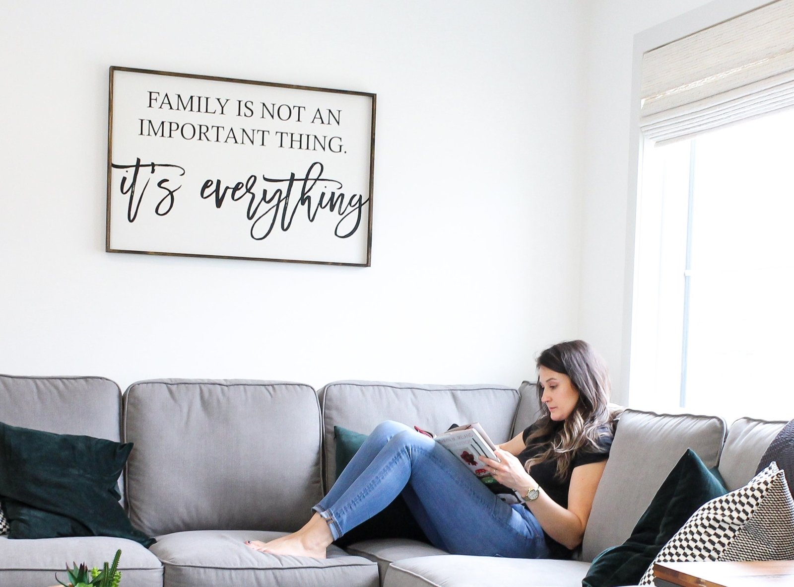 Family is Not an Important Thing Wood Sign - WilliamRaeDesigns