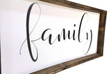 Family | Wood Sign farmhouse signs, rustic signs, joanna gaines style signs, farmhouse decor, Farmhouse style