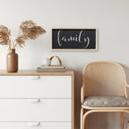 WilliamRaeDesigns Black / Natural Family | Wood Sign