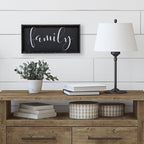 WilliamRaeDesigns Black / Ebony Family | Wood Sign