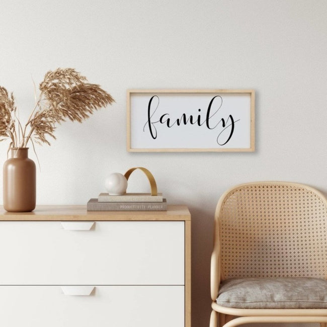 WilliamRaeDesigns White / Natural Family | Wood Sign