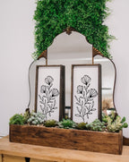 Flower Bouquet | Wood Sign - WilliamRaeDesigns