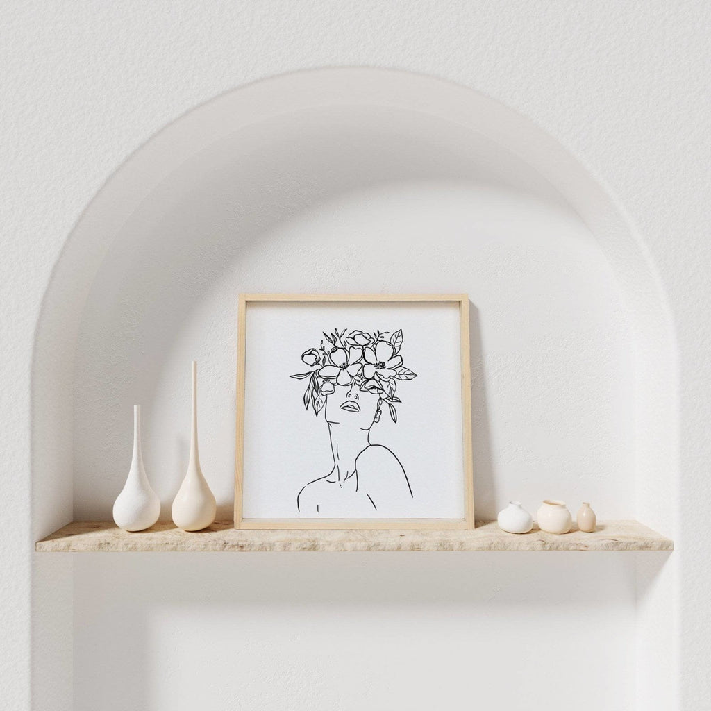 WilliamRaeDesigns Natural Flower Girl Beth | Wood Sign