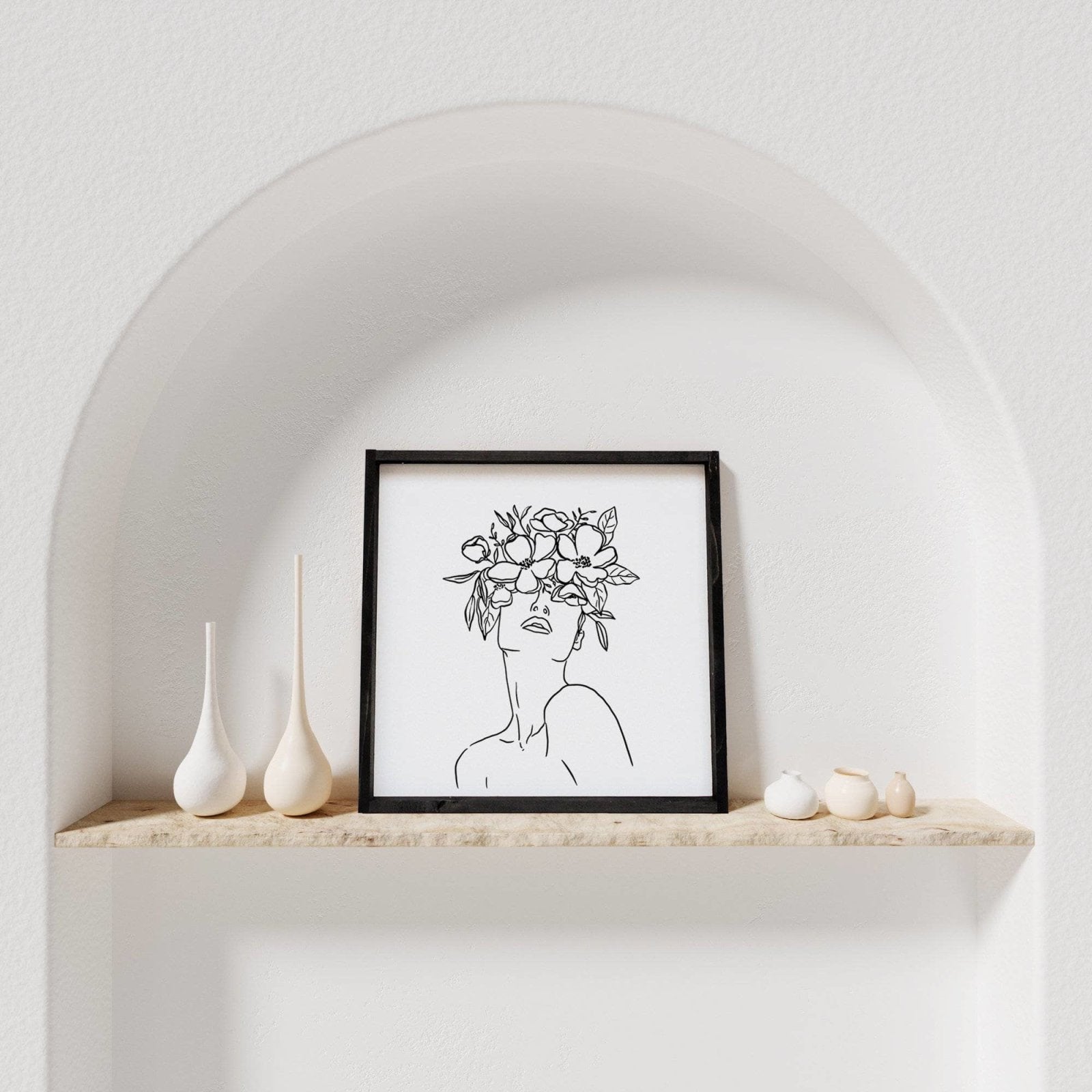 WilliamRaeDesigns Ebony Flower Girl Beth | Wood Sign