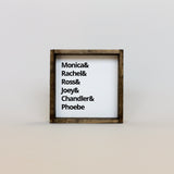 WilliamRaeDesigns Friends Names | Wood Sign