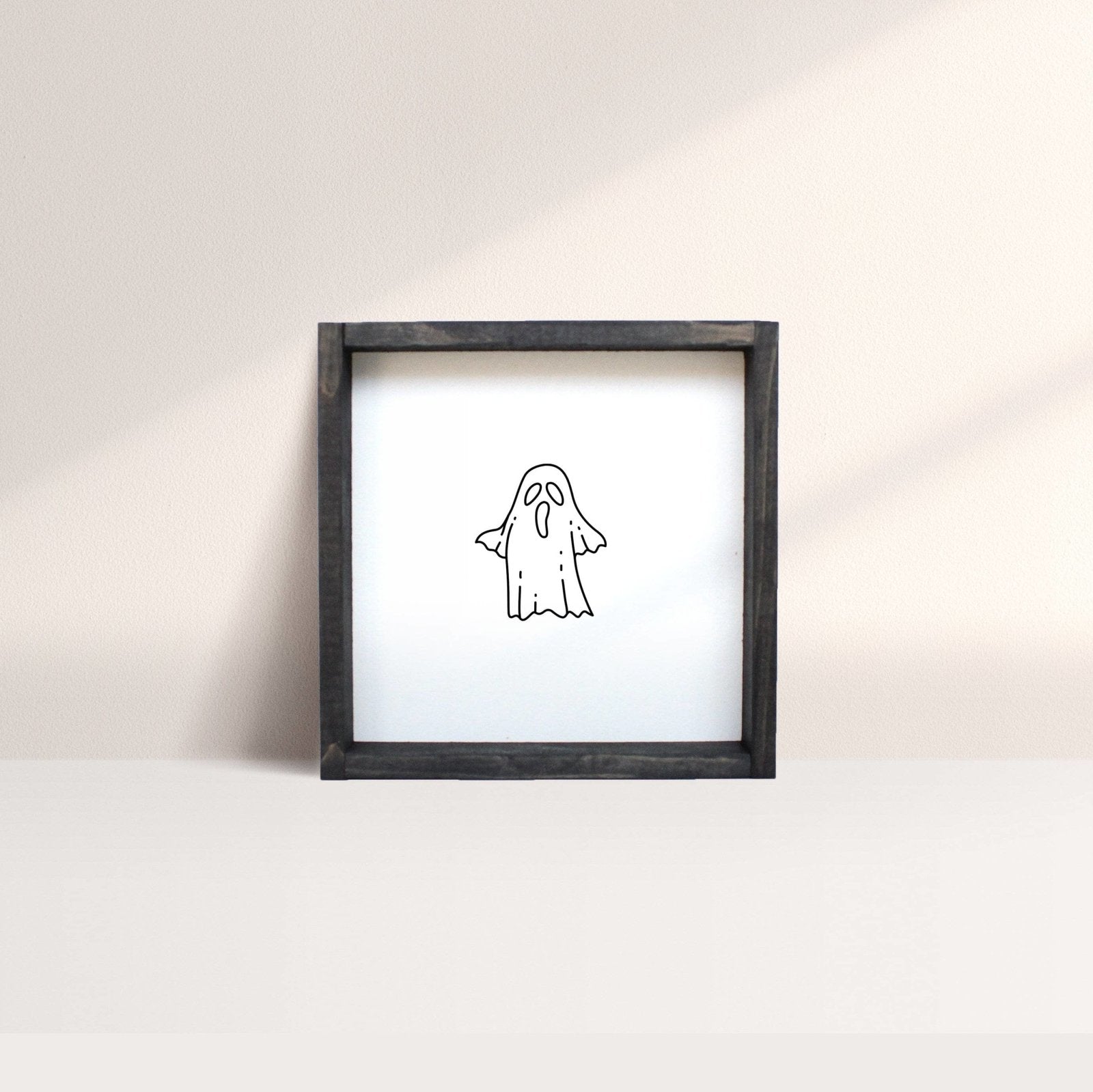 WilliamRaeDesigns Ebony Ghost Mini Wood Sign