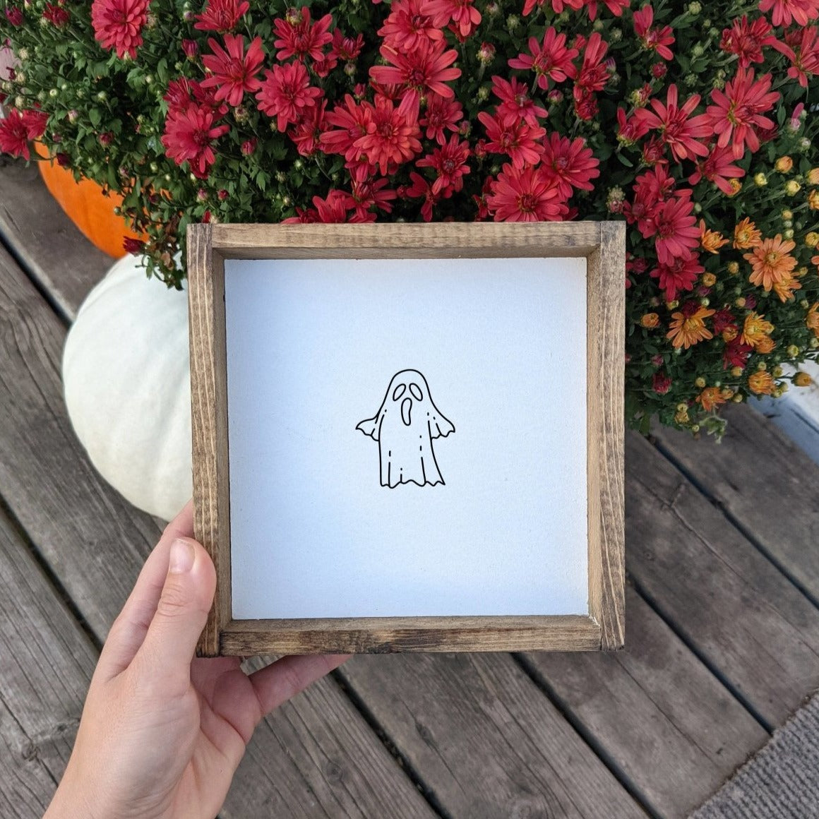 WilliamRaeDesigns Ghost Mini Wood Sign