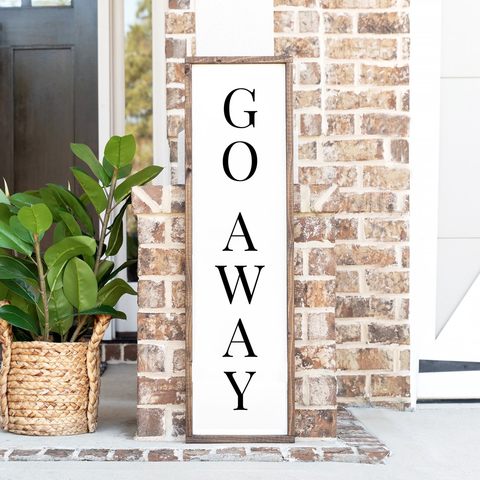 Go Away Wood Sign - WilliamRaeDesigns