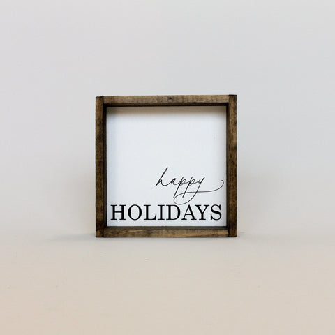 WilliamRaeDesigns Happy Holidays |  Wood Sign