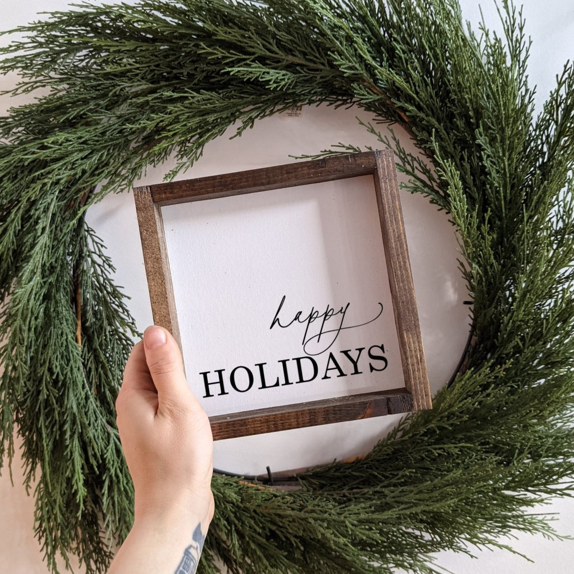 Happy Holidays | Wood Sign - WilliamRaeDesigns