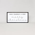 WilliamRaeDesigns Ebony Have Yourself A Very Merry Christmas |  Wood Sign