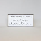 WilliamRaeDesigns Classic Gray Have Yourself A Very Merry Christmas |  Wood Sign