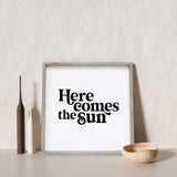 Here Comes The Sun | Wood Sign - WilliamRaeDesigns