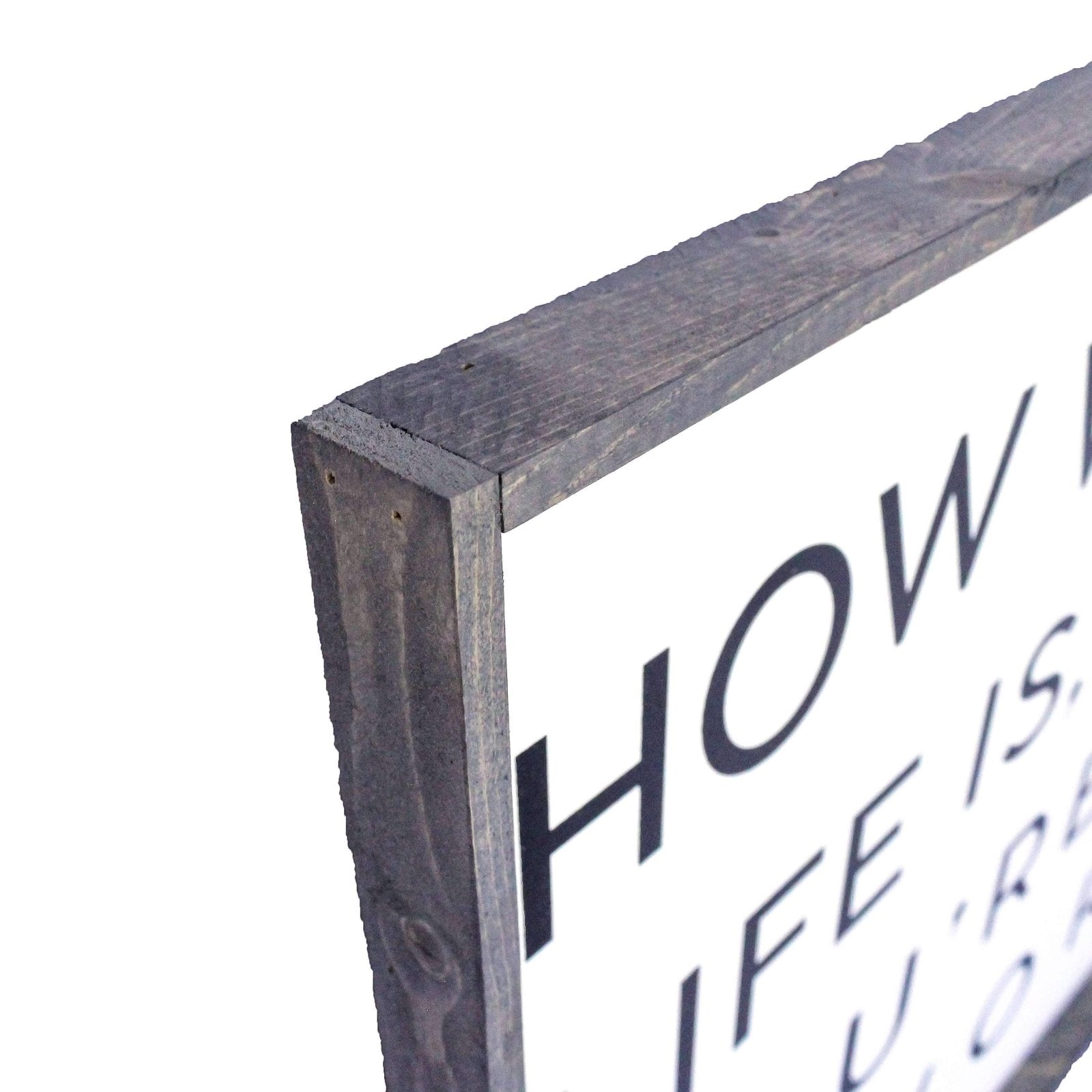 How Wonderful Life Is Now That You're in the World | Wood Sign farmhouse signs, rustic signs, joanna gaines style signs, farmhouse decor, Farmhouse style