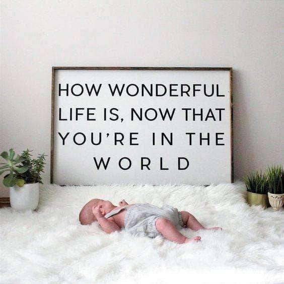 How Wonderful Life Is Now That You're in the World | Wood Sign farmhouse signs, rustic signs, joanna gaines style signs, farmhouse decor, Farmhouse style