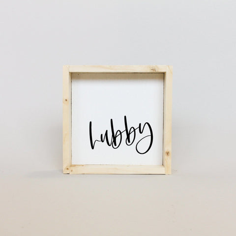 WilliamRaeDesigns Natural Hubby | Wood Sign